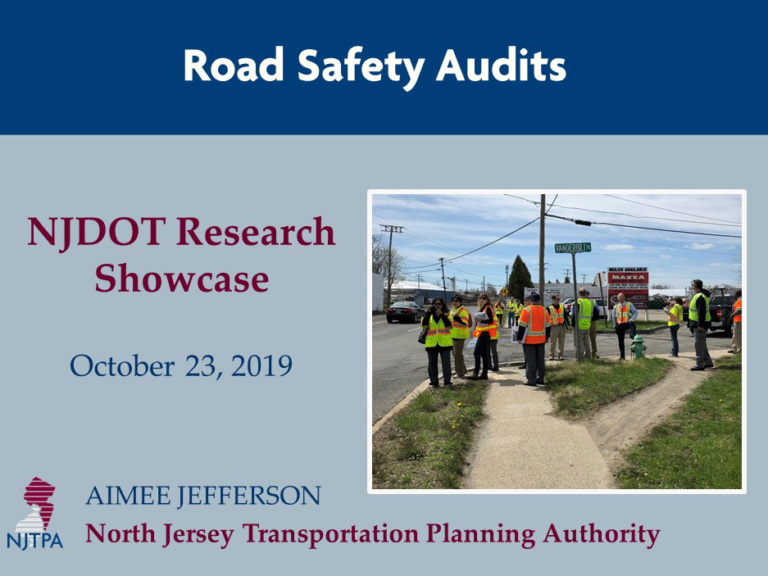 Road Safety Audits Aimee Jefferson Image Njdot Technology Transfer