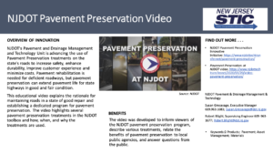 NJDOT Pavement Preservation Video
