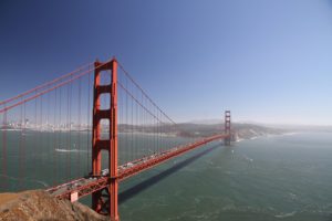 Figure 4: The Golden Gate Bridge was one of the Priority 1 assets targeted in Caltrans’ resiliency assessment. FrankBrueck | Wikimedia Commons