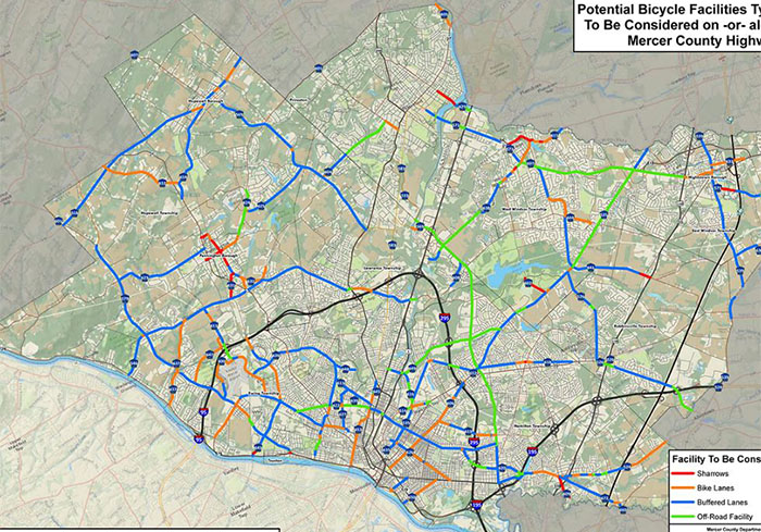 Bicycle-Friendly Resurfacing in Mercer County