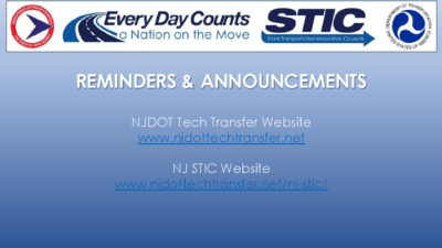 Reminders and Announcements