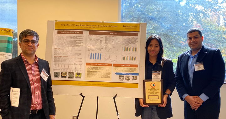 Interview with “Best Poster Award” Winner at 2023 Research Showcase:  “Properties of Cementitious Materials with Reclaimed Cement”