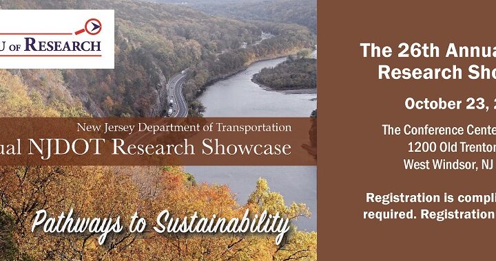 26th Annual NJDOT Research Showcase – Register Now!