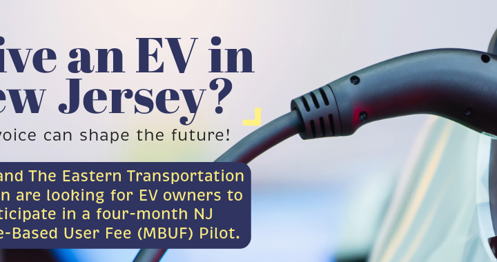 Join the NJ Mileage-Based User Fee Pilot for EVs!