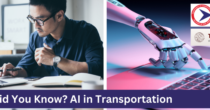 Did You Know?  AI in Transportation