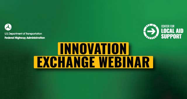 USDOT - Innovation Exchange Webinar